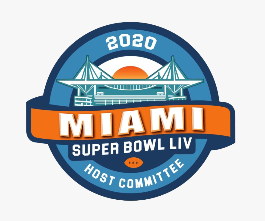Miami Super Bowl Host Committee Logos 1 Min - Super Bowl Liv Host Committee, HD Png Download, Free Download