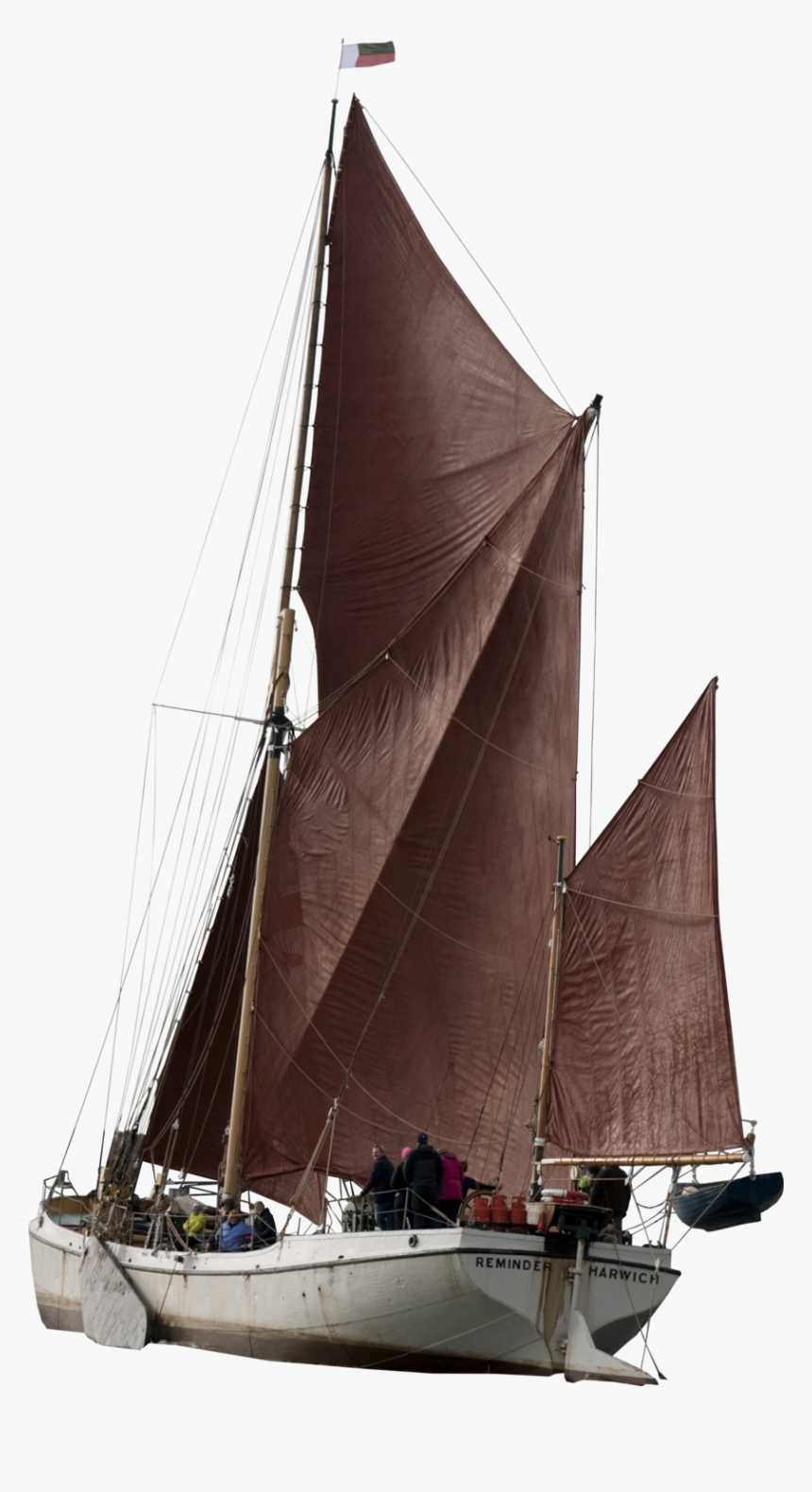 Oldsailboatback - Old Sail Boat Png, Transparent Png, Free Download