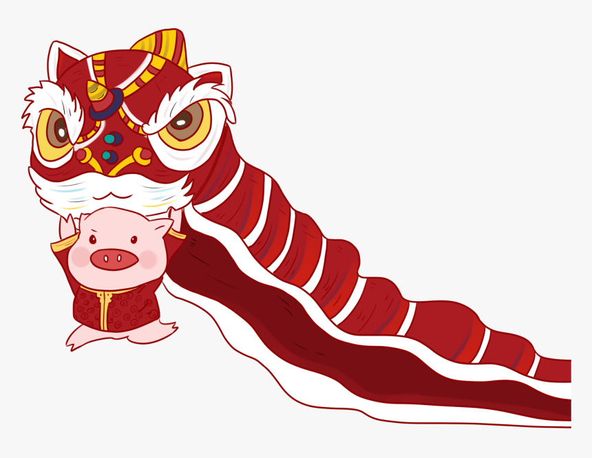 Chinese New Year Png - Lion Dance Transparent, Png Download, Free Download