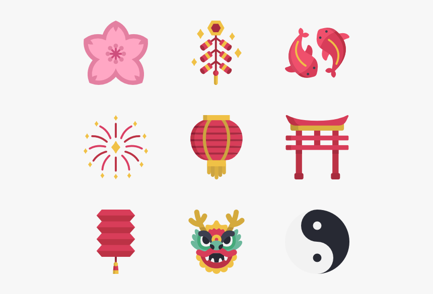 Chinese New Year Decoration Png Free Image - Chinese New Year Icon, Transparent Png, Free Download