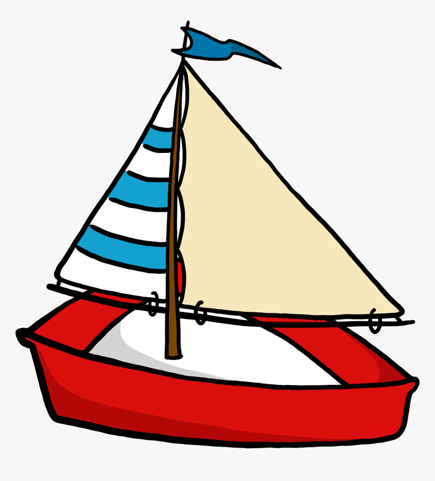 Clip Bag Sailing - Clip Art Boat Png, Transparent Png - kindpng