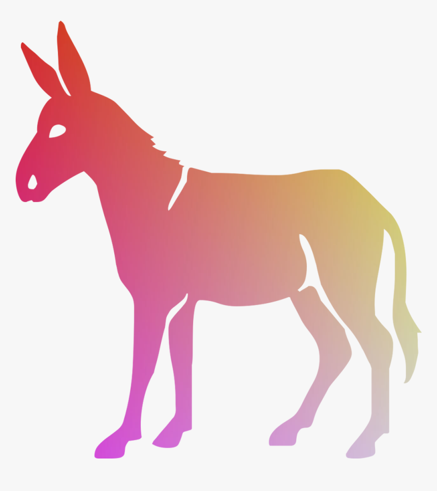 Donkey Mule Vector Graphics Royalty-free Stock Photography - Cross Stitch Donkey, HD Png Download, Free Download