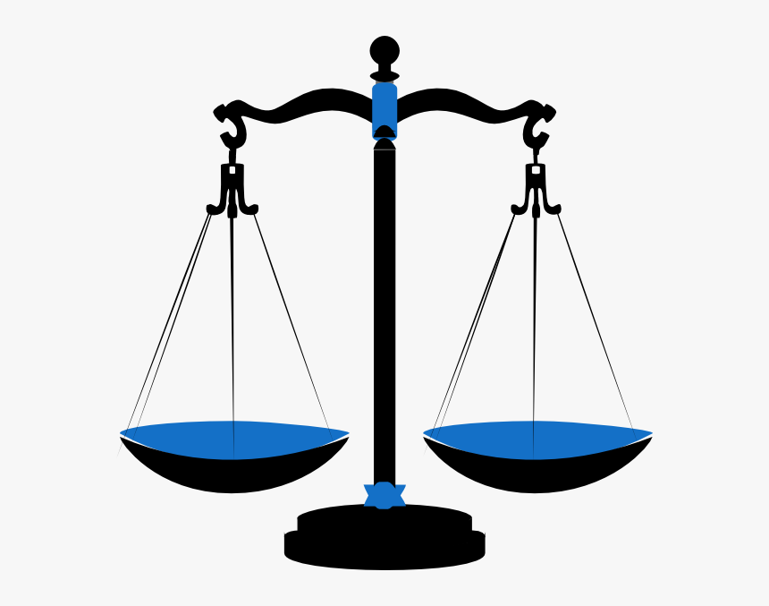 Criminal Justice Logo Clip Art At Clker - Scales Of Justice, HD Png Download, Free Download