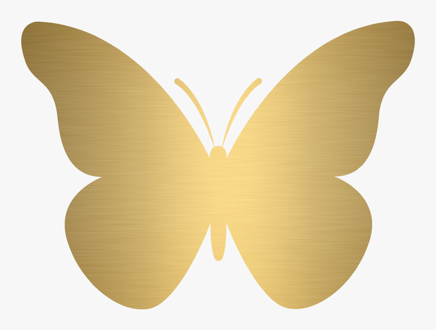 Gold Butterfly Png - Png Clipart Gold Butterfly Png, Transparent Png, Free Download