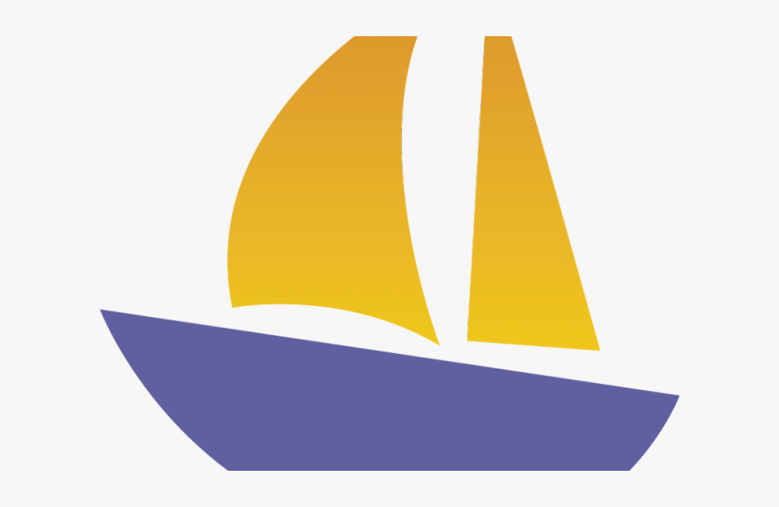 Sailing Boat Clipart Yellow - Sail, HD Png Download, Free Download