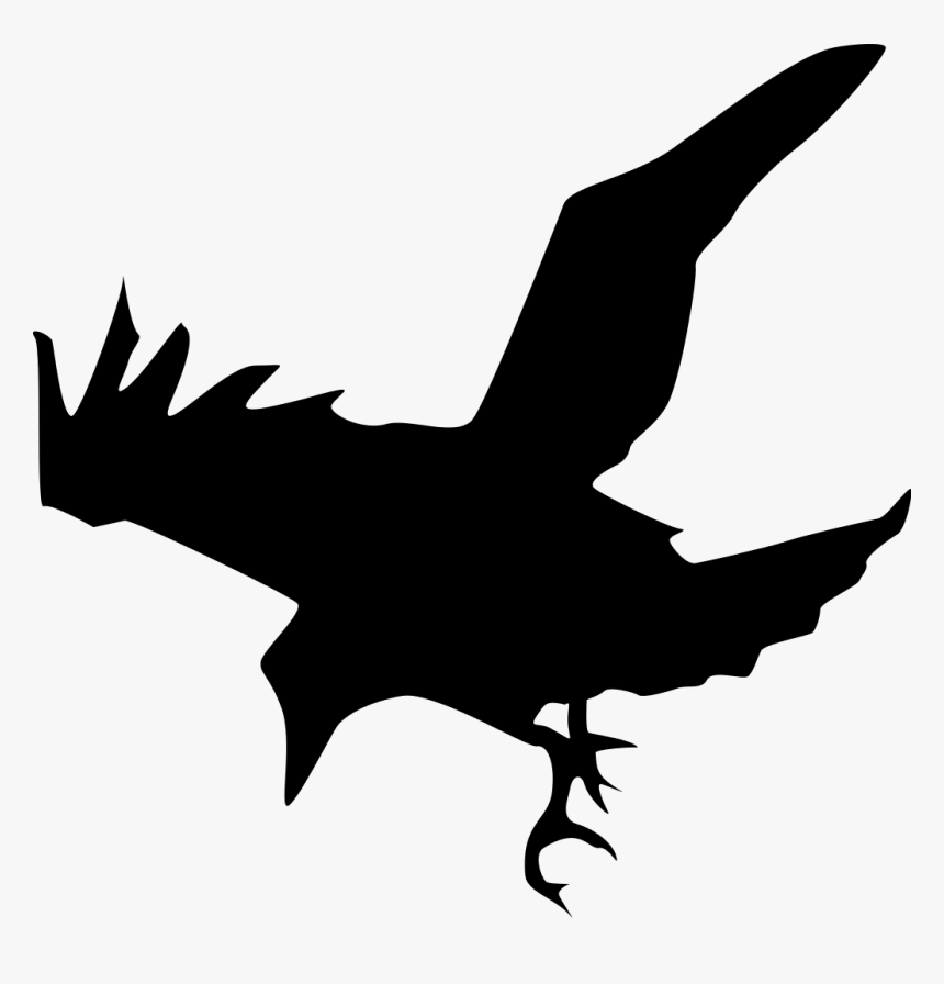 Crow Svg Clip Arts - Raven Clipart, HD Png Download, Free Download