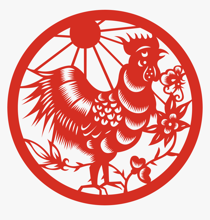 Chinese New Year Rooster Painting Vector Image 1965334 Stockunlimited