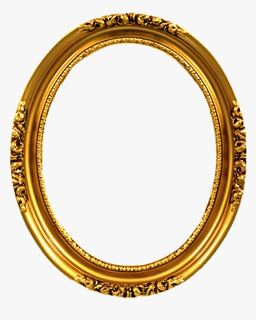 Oval Golden Frame Png, Transparent Png - Oval Gold Frame Png, Png Download, Free Download