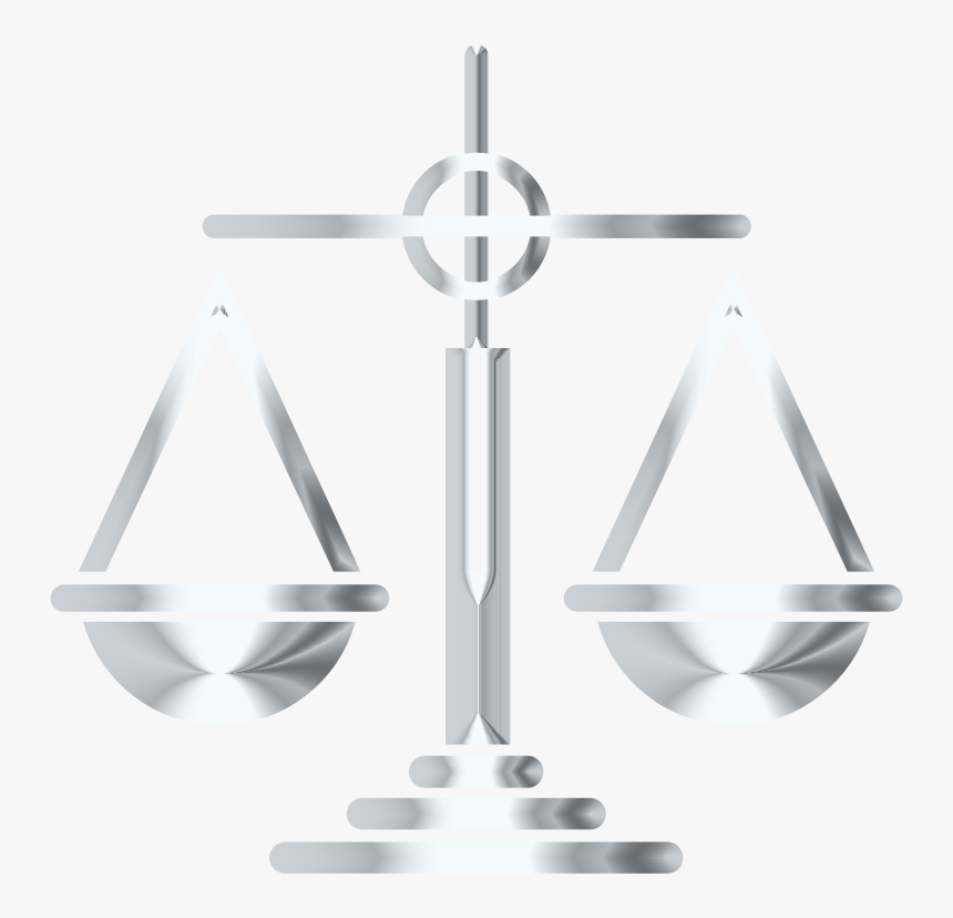 Justice Scale Png Silver, Transparent Png, Free Download