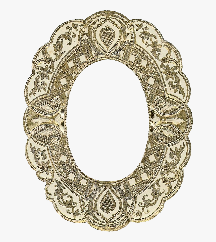 Oval Vintage Frame Png, Transparent Png, Free Download