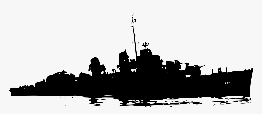 Battleship Clip Art - Battleship Silhouette Clip Art, HD Png Download, Free Download