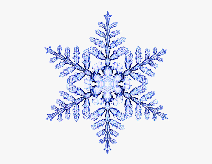 Snowflakes Png Image Background - Six Fold Symmetry Snowflake, Transparent Png, Free Download