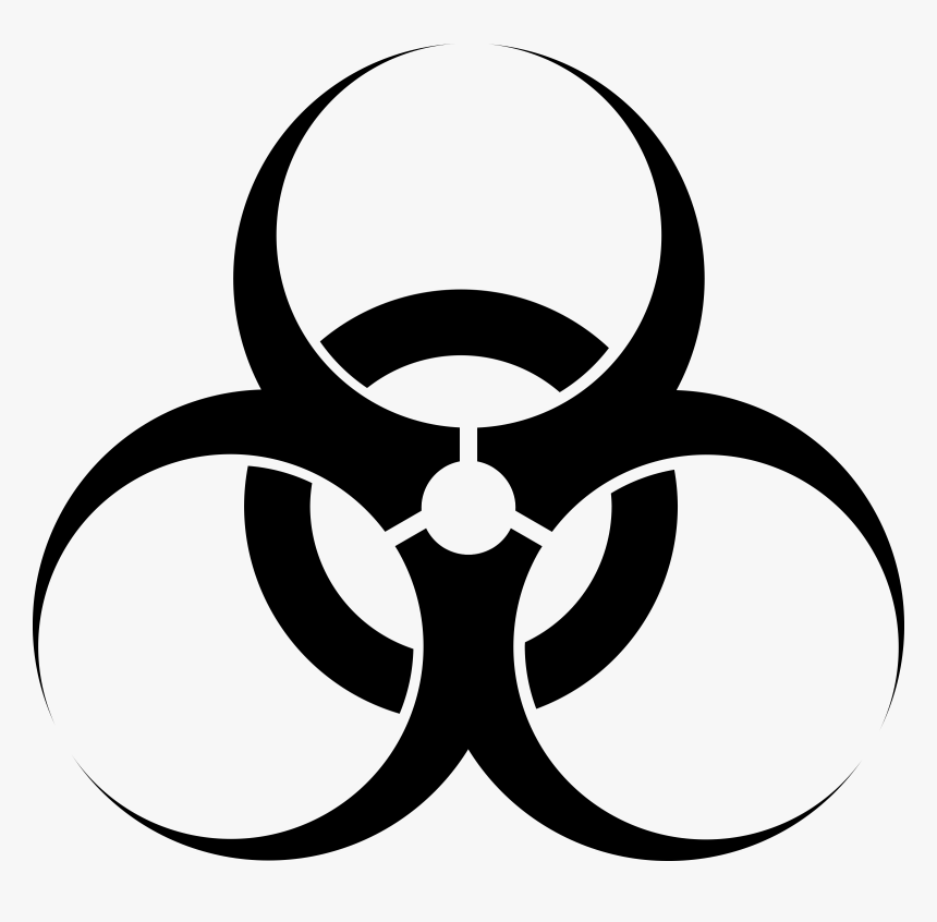 Transparent Biohazard Png - Simbolo De Riesgo Biologico, Png Download, Free Download