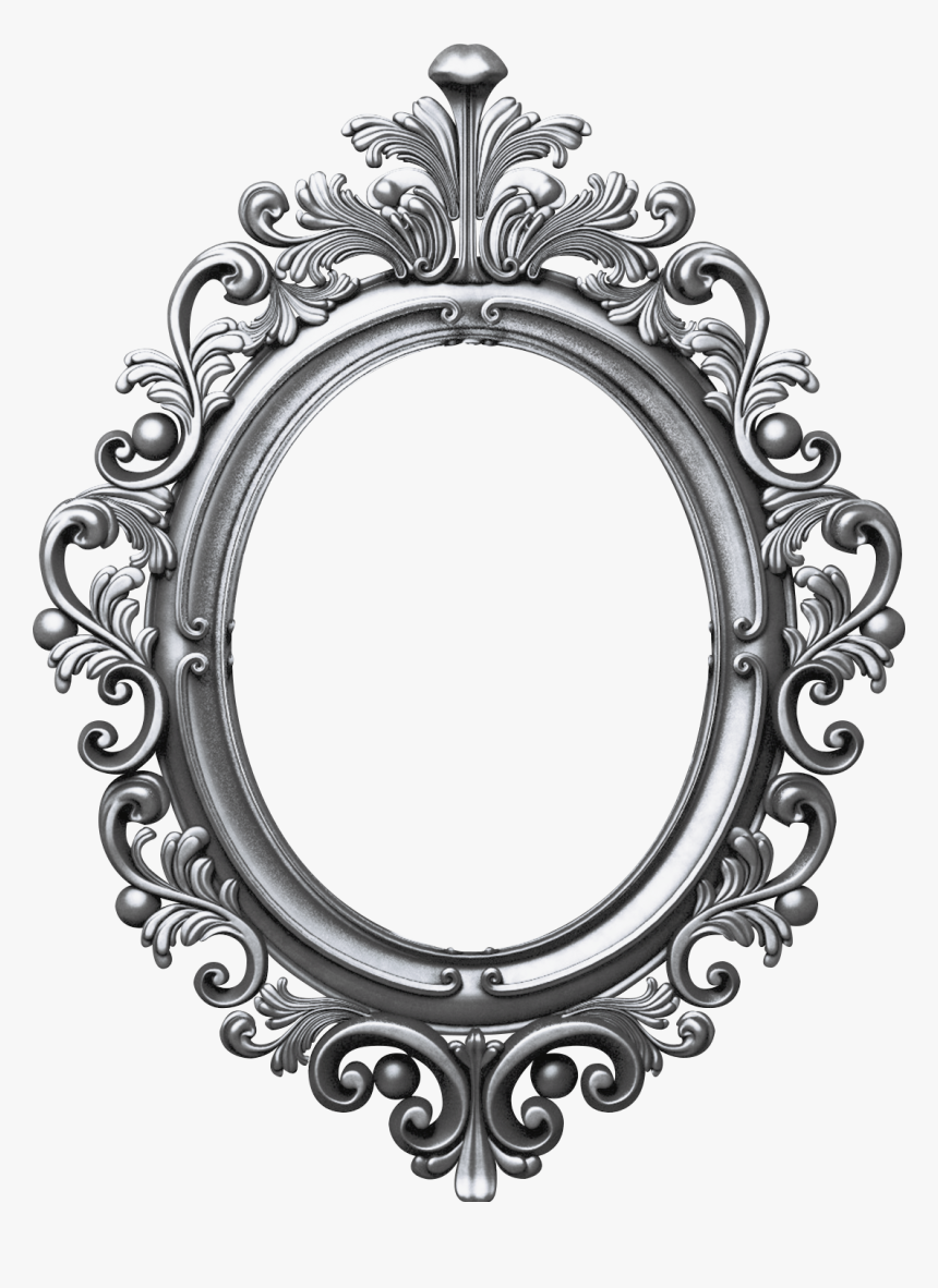 Picture Leaf Gold Tattoo Vintage Georgian Victorian - Oval Mirror Frame Png, Transparent Png, Free Download