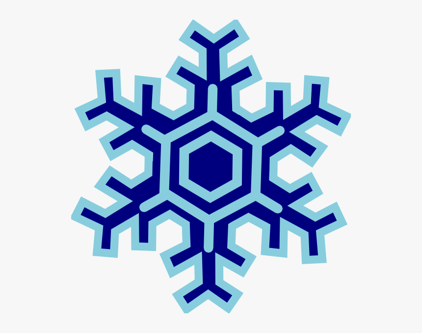 Snowflake Svg Clip Arts - Cartoon Snowflake Transparent Background Png, Png Download, Free Download