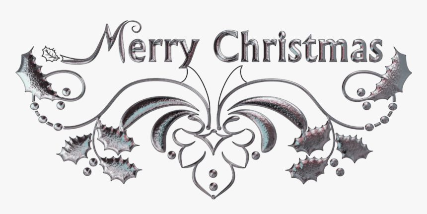 Christmas Text - Merry Christmas Text Png Hd, Transparent Png, Free Download