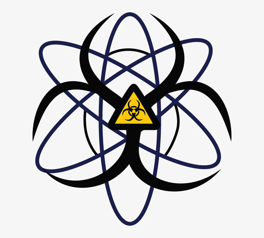 The Biohazard To Replace Biohazard Sign Png - Cartoon Atom, Transparent Png, Free Download