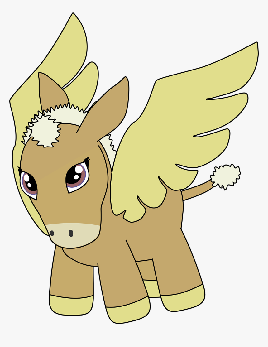 Flying Donkey Png, Transparent Png, Free Download