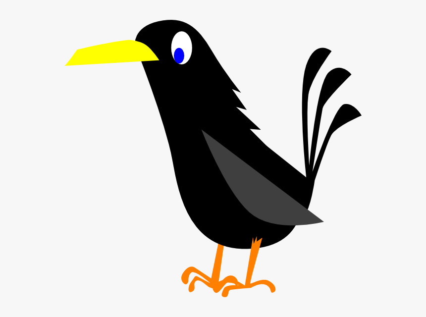 Crow Clip Art - Cartoon Crow Clipart, HD Png Download, Free Download