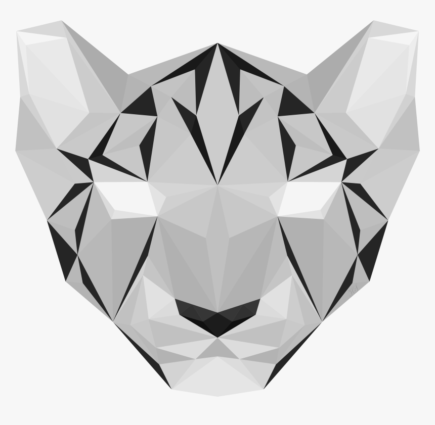 Snow Leopard Geometric - Portable Network Graphics, HD Png Download, Free Download