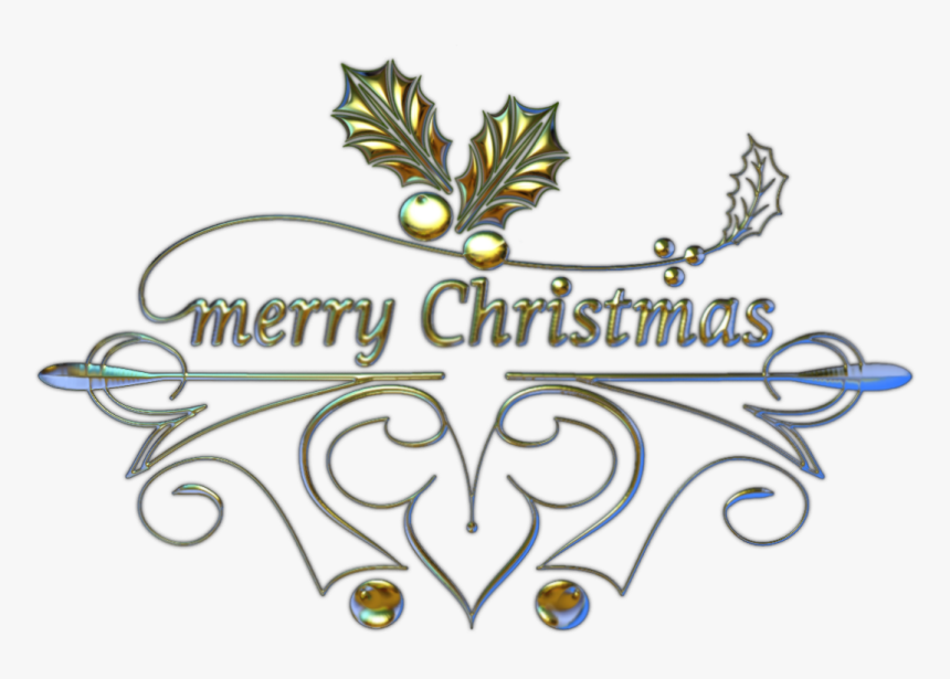 Christmas Text 6 - Illustration, HD Png Download, Free Download