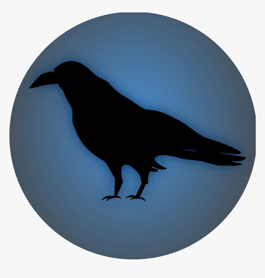 Raven Icon Clip Arts - Raven Crow Logo Icon, HD Png Download, Free Download