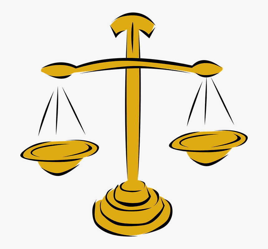 Scales, Weights, Measures, Gold, Balanced, Justice - Freedom And Responsibility Symbol, HD Png Download, Free Download