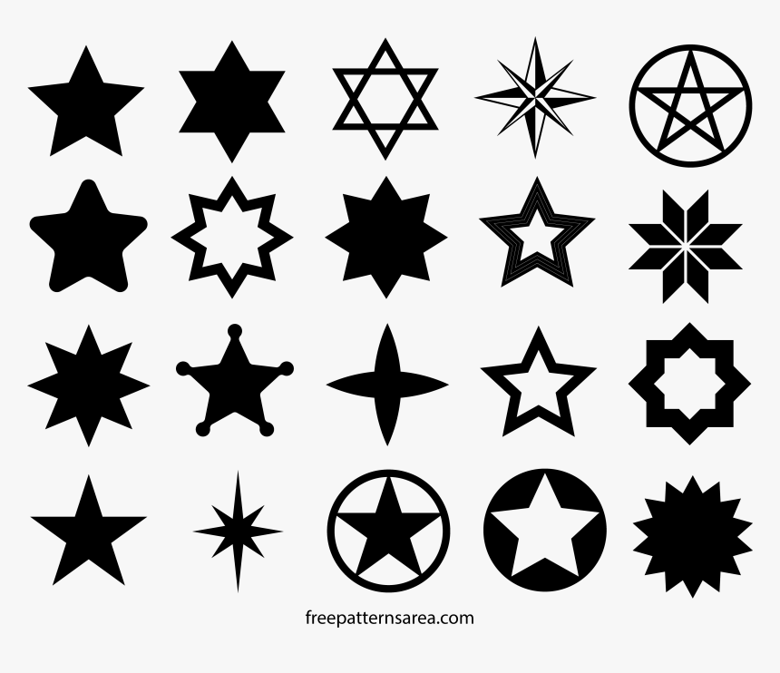 Star Shape Vectors And Templates - Star Vector, HD Png Download, Free Download