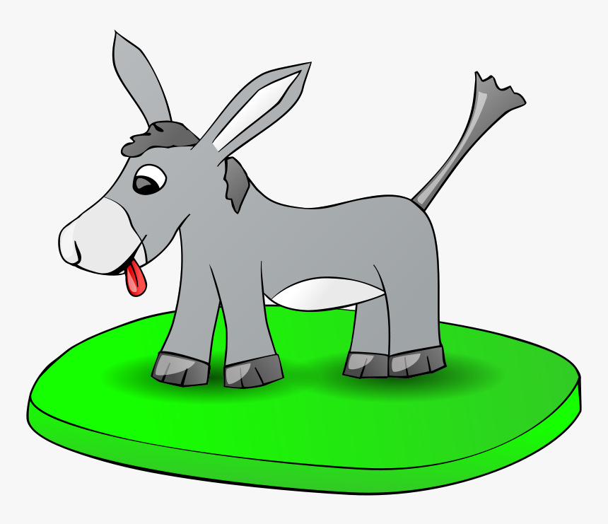 Free Donkey On A Plate - Race Between Toad And Donkey, HD Png Download, Free Download