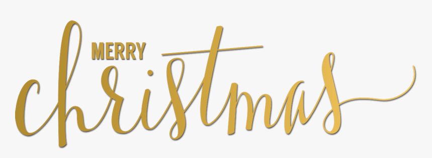 Transparent Merry Christmas Png - Merry Christmas Gold Png, Png Download, Free Download