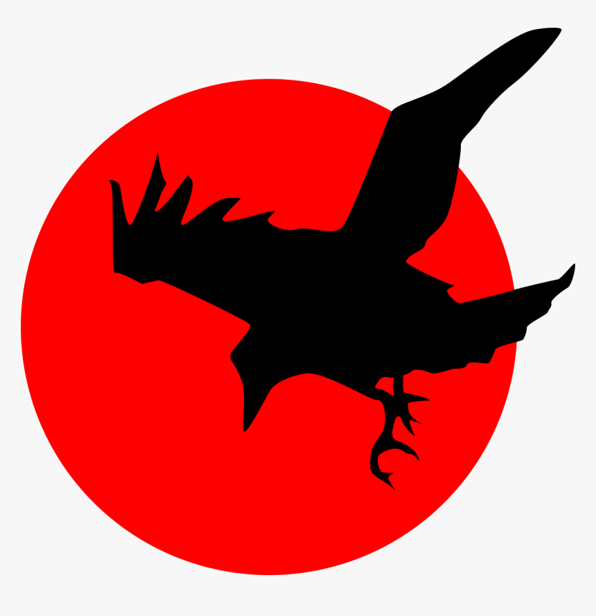 Raven Silhouette Png, Transparent Png, Free Download