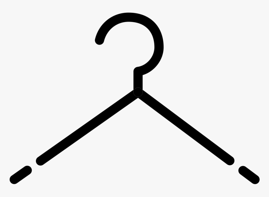 Clothes Hanging - Gancho De Ropa Png, Transparent Png, Free Download