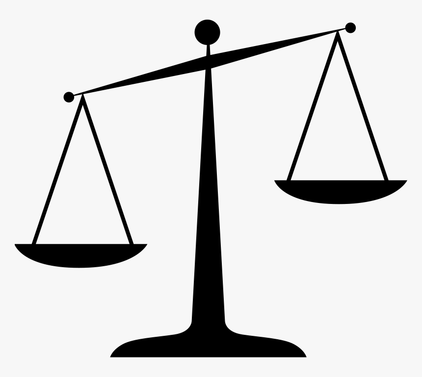 Justice Clipart Balance - Scales Of Justice Clip Art, HD Png Download, Free Download