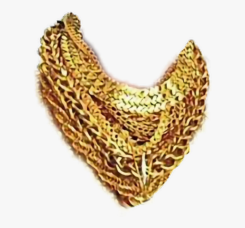 Necklace Gold Chain Chains Necklaces Jewellery Thuglife - Transparent Gold Chain Png, Png Download, Free Download