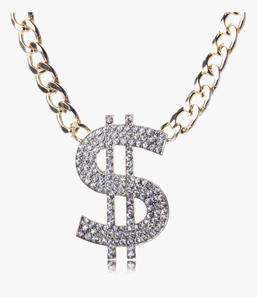 Transparent Dollar Sign Clipart - Gold Dollar Chain Png, Png Download, Free Download