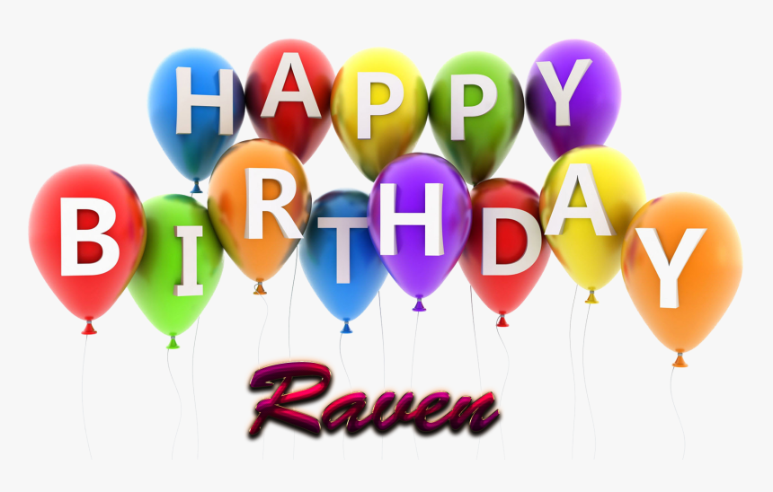 Raven Happy Birthday Balloons Name Png - Happy Birthday Jemma, Transparent Png, Free Download