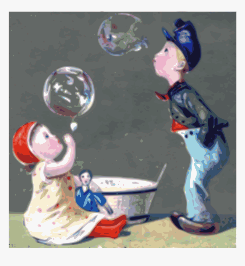 This Free Icons Png Design Of Blowing Bubbles , Png - Cartoon, Transparent Png, Free Download