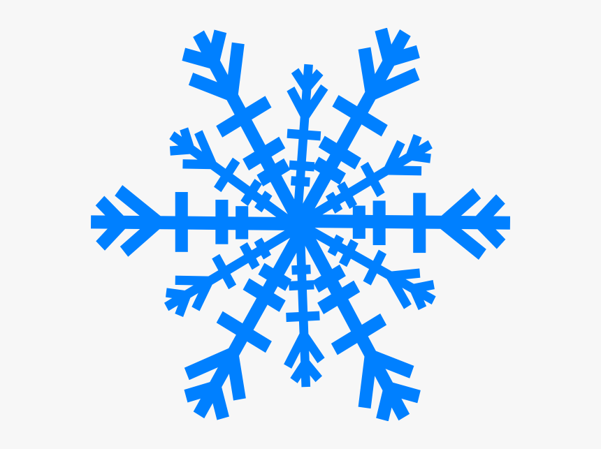 Blue Snowflake Png - Purple Snowflake Clipart, Transparent Png, Free Download