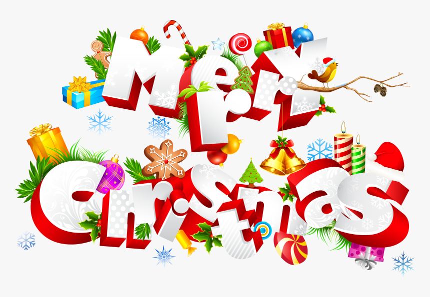 Sweet Merry Christmas Png Clipart Image - Clip Art Merry Christmas Png, Transparent Png, Free Download