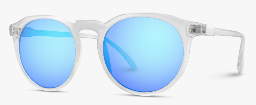 Round Retro Sunglasses - Electric Blue, HD Png Download, Free Download