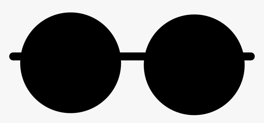 Black Round Glasses Png, Transparent Png, Free Download