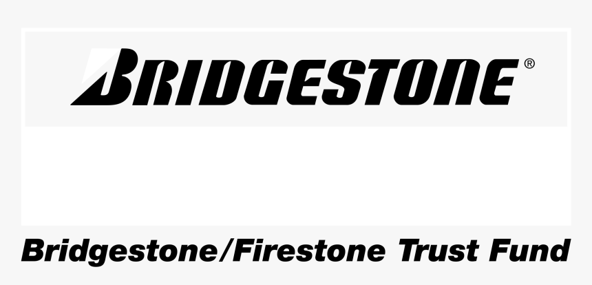 Bridgestone Firestone Trust Fund Logo Black And White - Bridgestone, HD Png Download, Free Download