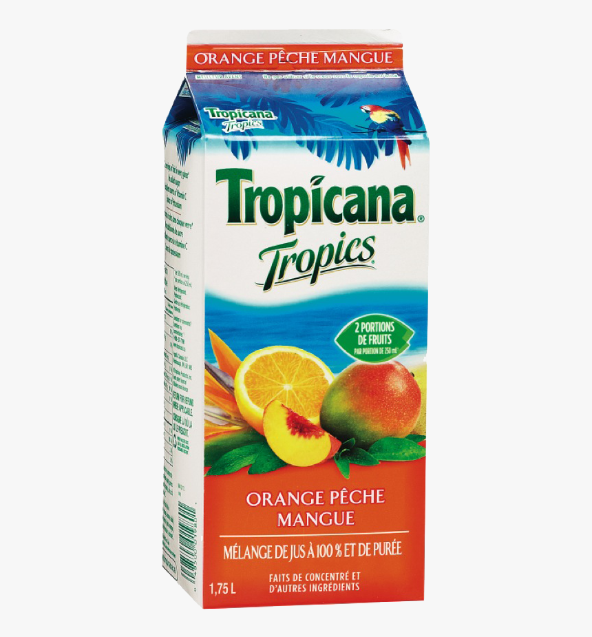 Tropicana Juice Png File - Mango And Peach Juice, Transparent Png, Free Download
