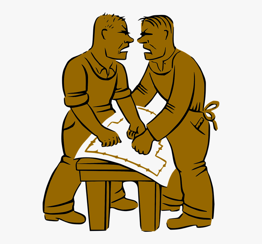 People Yelling At Each Other Png - Two Animated People To Each Other, Transparent Png, Free Download