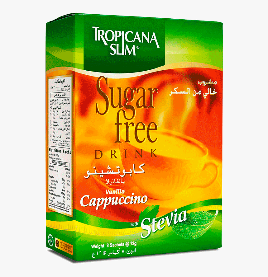 Tropicana Slim Sugar Free Drink Cappuccino, HD Png Download, Free Download