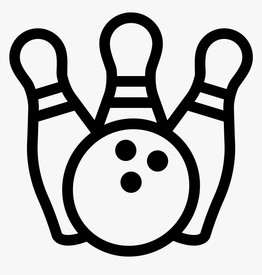 Bowling Strike Icon , Transparent Cartoons - Transparent Background Bowling Pin Bowling Ball Clipart, HD Png Download, Free Download