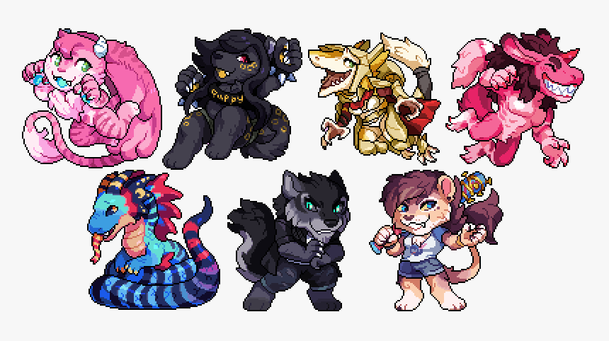 Fullbody Pixel Icon Commissions - Cartoon, HD Png Download, Free Download