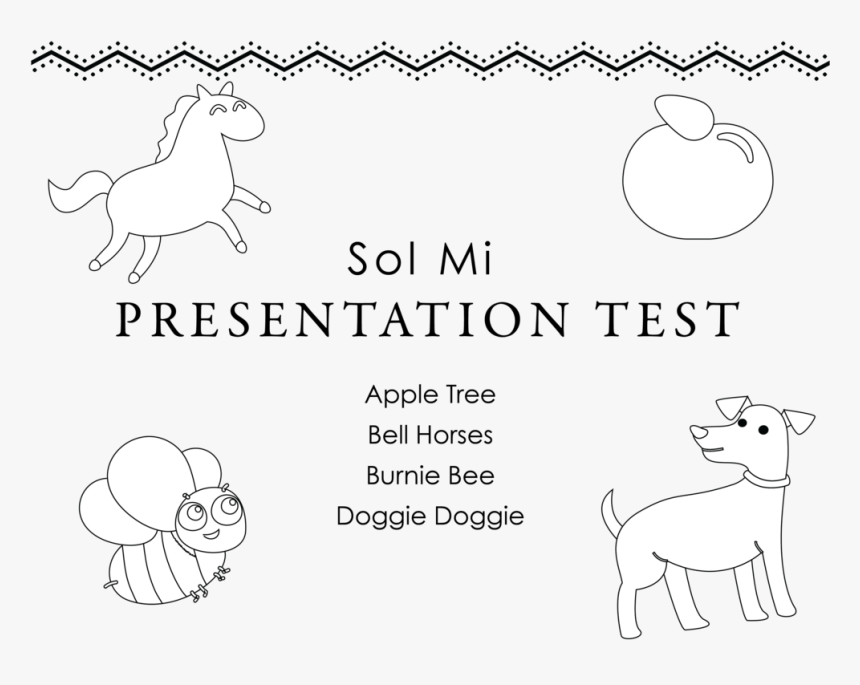 Presenting Sol And Mi Test-01 - Line Art, HD Png Download, Free Download