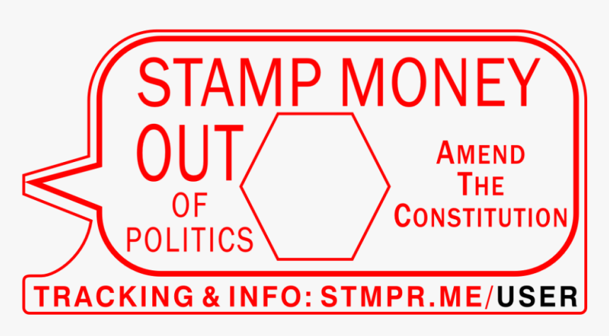 Stamp Money Out Of Politics - Circle, HD Png Download, Free Download