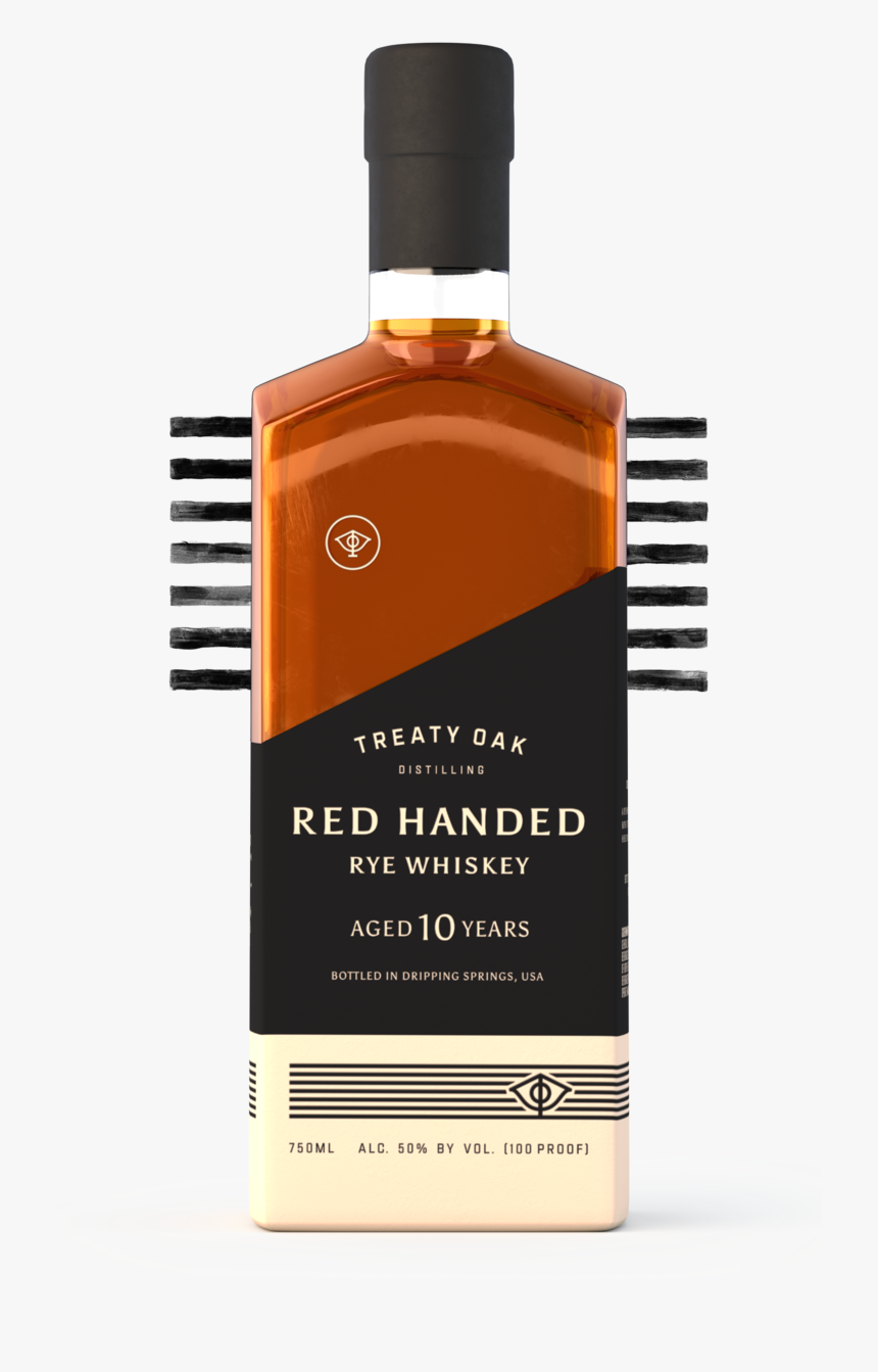 Treaty Oak Red Handed Bourbon Whiskey, HD Png Download, Free Download